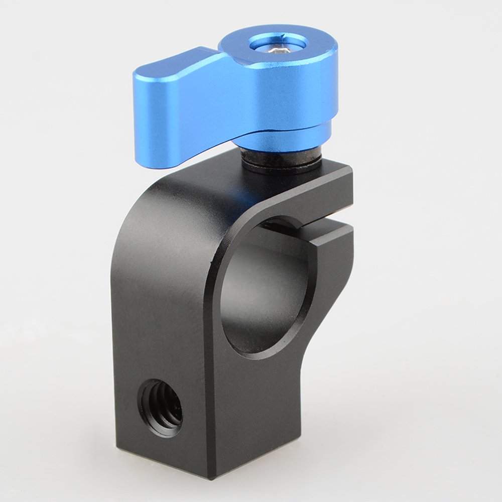 Adattatore CAMVATE C2217 Morsetto Per Asta 15mm Con Manopola | Nero - Foto 2