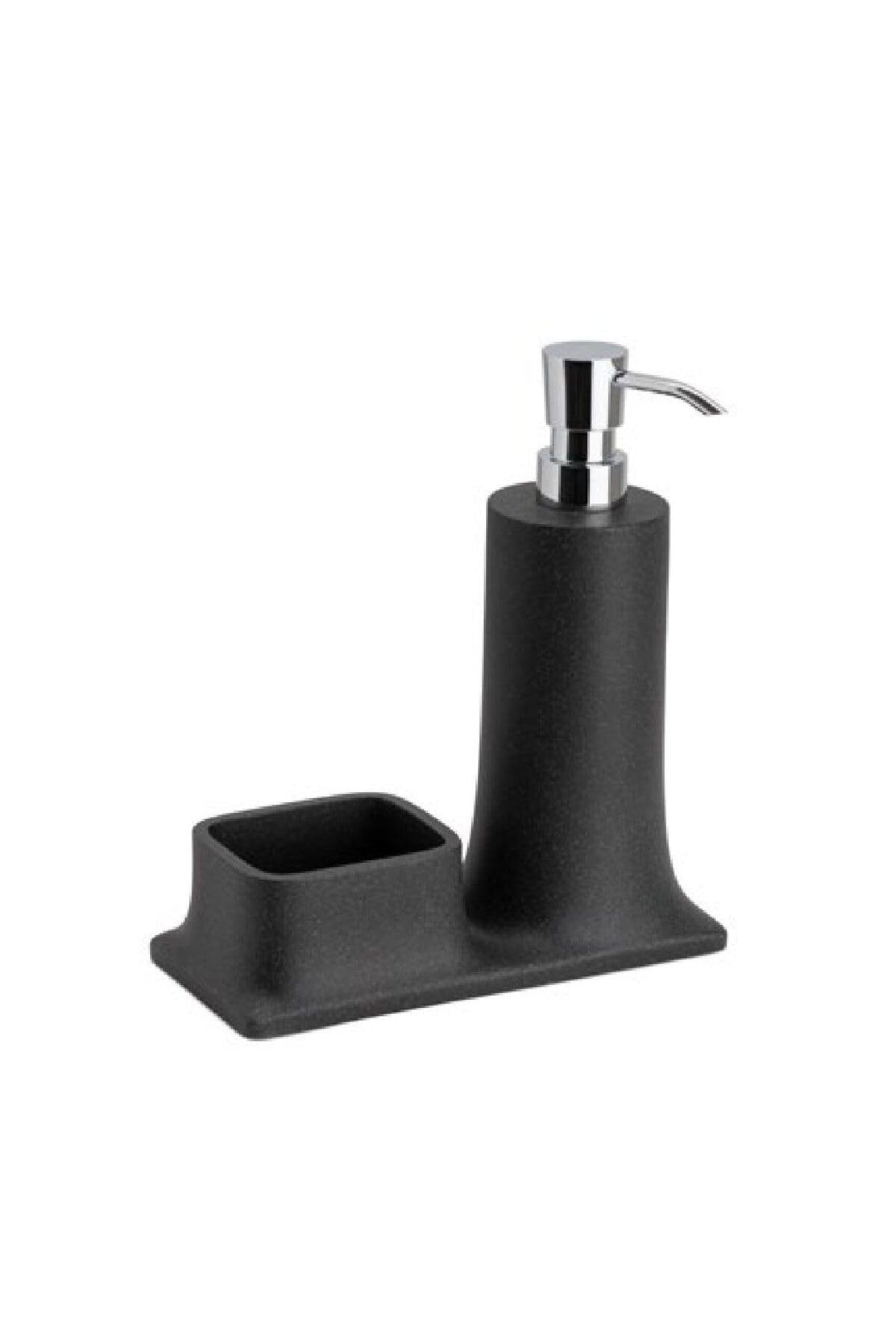 System Deterjanlık Ve Süngerlik Siyah/Krom Renk 216X102X195 Mm