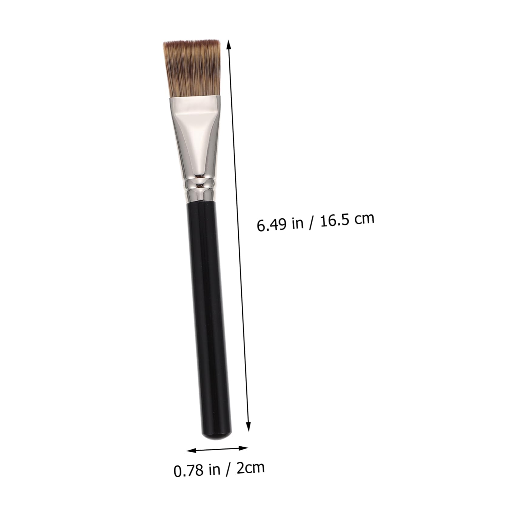 VICASKY Makeup Brushes Pink Flat Brush Soft Synthetic Fiber No Shedding Ideal for Blending Buffing Setting