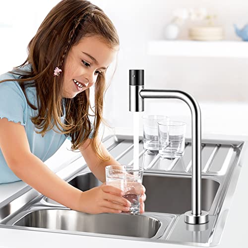 Robinet de cuisine mitigeur évier inox brossé 360 degrés distribution eau potable - 4
