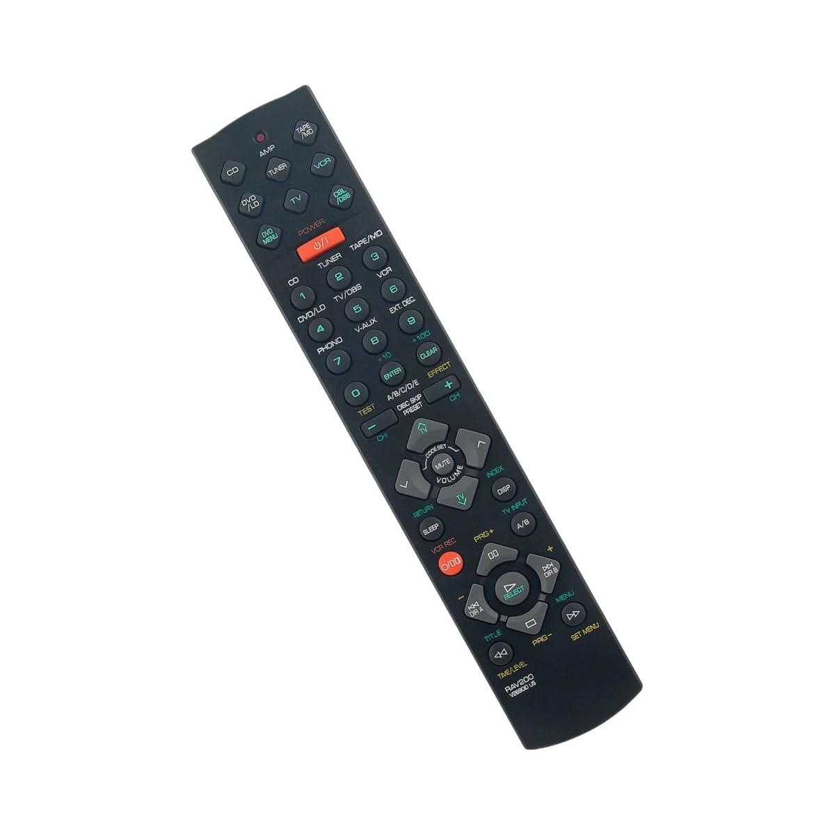 Nowy wymieniony pilot do amplitunera AV Yamaha RXV495RD HTR5140RDS YHT22 RX-V495 HTR-5140 RAV200-V269010US RXV495