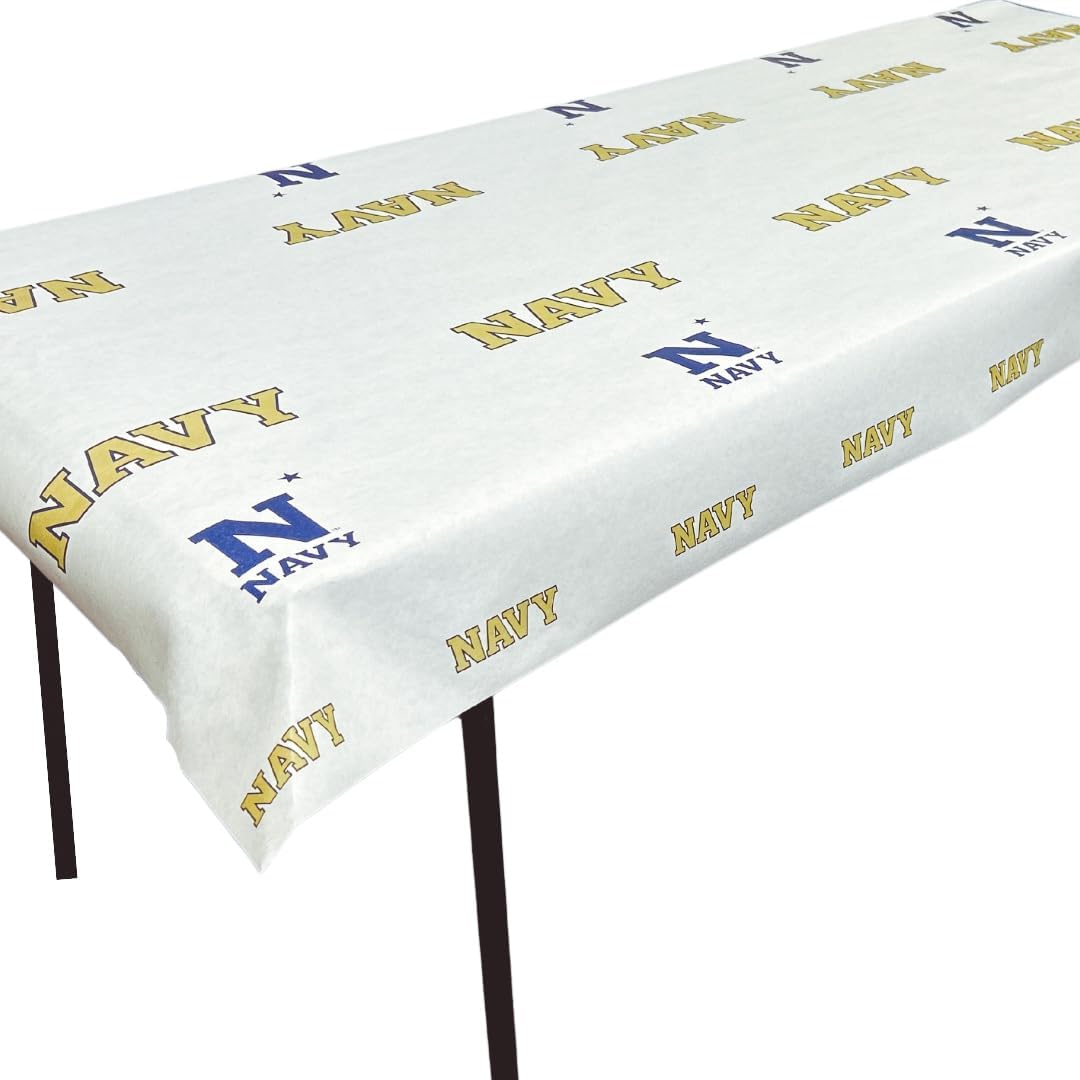 N F String & Son NCAA University of Tennessee Paper Table Covers, 4-Pack, 40" x 9 ft, White Kraft Paper, Officially Licensed (Volunteer Orange)