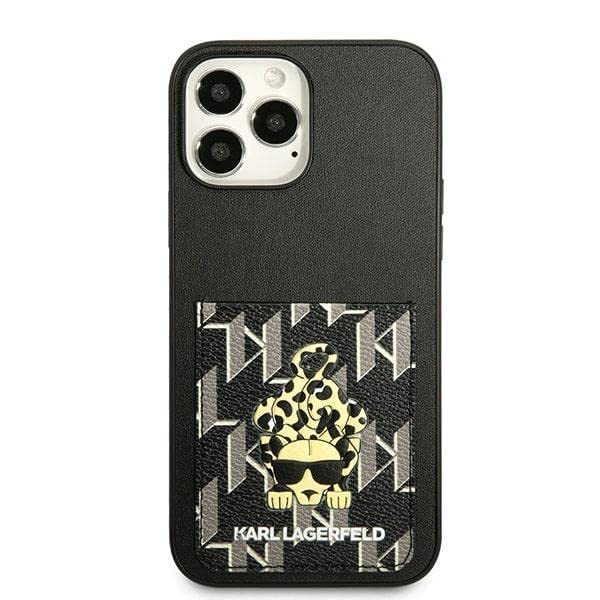 Karl Lagerfeld KLHCP13XCANCNK Coque Rigide pour iPhone 13 Pro Max 6,7" Noir Carl