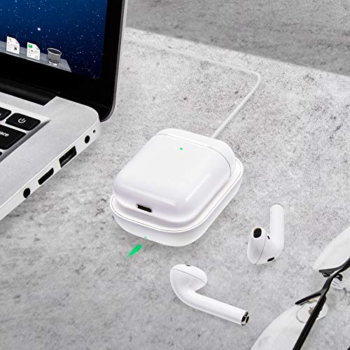 Airpods Pro Charger, Wireless Charger For Airpods 3Rd/Airpods Pro 2Nd/Airpods Pro/Airpods, Fast Wireless Charging Station For Apple Earbuds Earpods, Wireless Charger Pad For Airpods Earphone White #TOP6