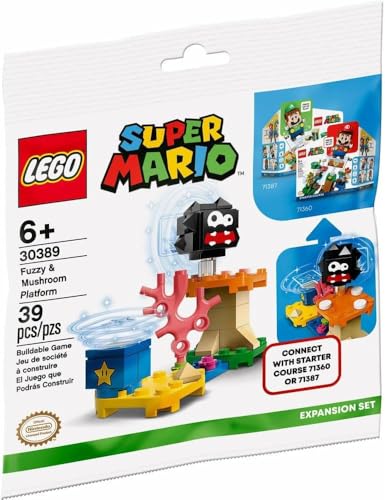 LEGO 30389 Super Mario Polybeutel-Set mit Plattform und Pilz