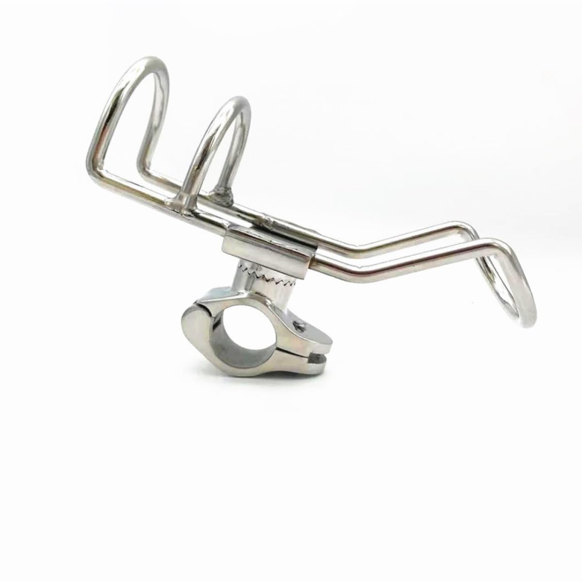 CALLARON 2stücke Edelstahl Angelrutenhalter Drehbar Robust Korrosionsbeständig Angelrutenhalter Boot Rutenhalter Angelzubehör für Angler