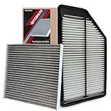 Cabin and Engine Air Filter Kit for 2011-2017 Honda Odyssey V6 3.5L, Replaces
