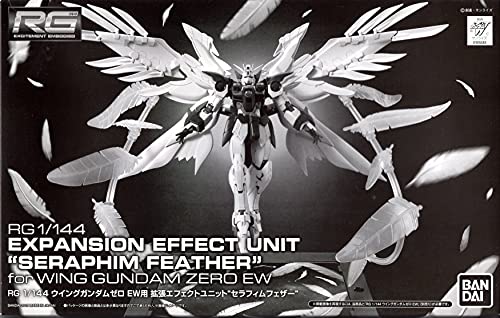 BANDAI RG 1/144 Wing Gundam Zero EW Seraphim Feather miniatura 1