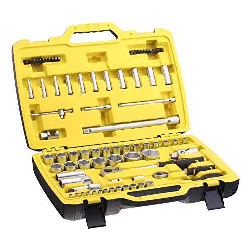 Stanley Fatmax FMMT82826-1 Coffret de Douilles ¼’’ Jeu de 81 Pièces - Fatmax Multicolore