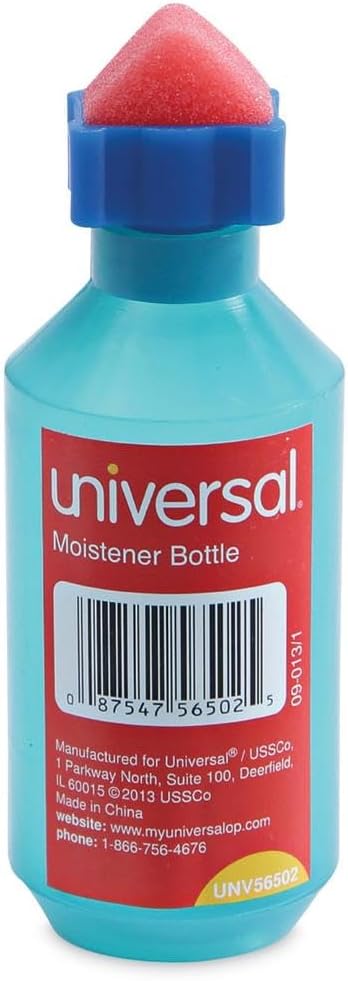 Universal Squeeze Bottle Moistener, 2 Oz, Blue