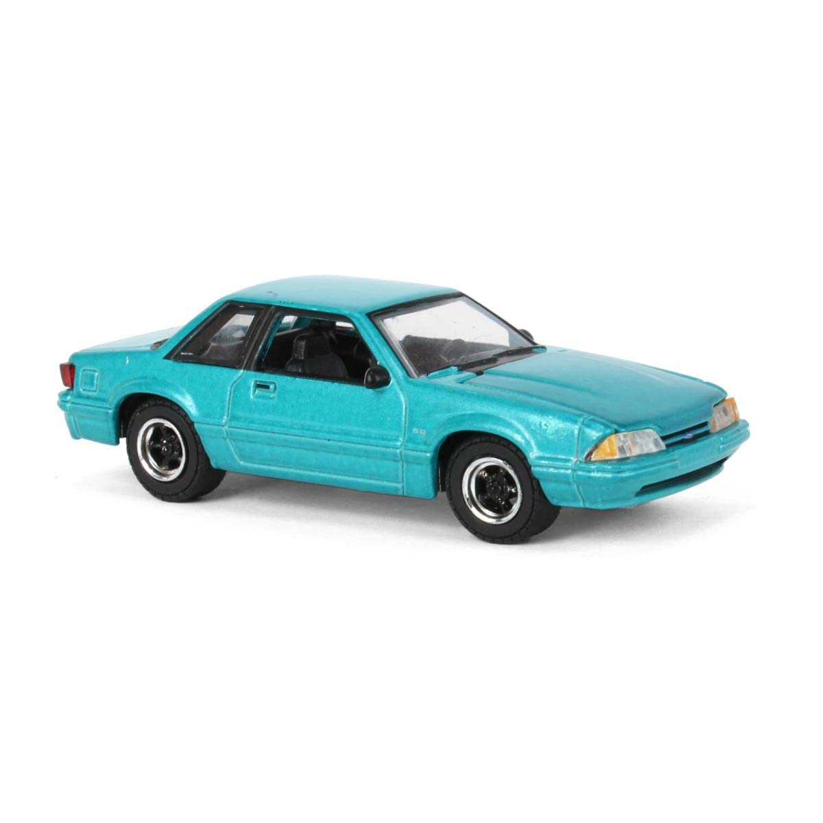 Amazon.com: 1/64 1991 Ford Mustang 5.0 Calypso Green Coupe 51502