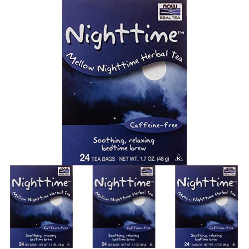 NOW Foods, Nighttime™ Tea, Mellow Nighttime Herbal Tea