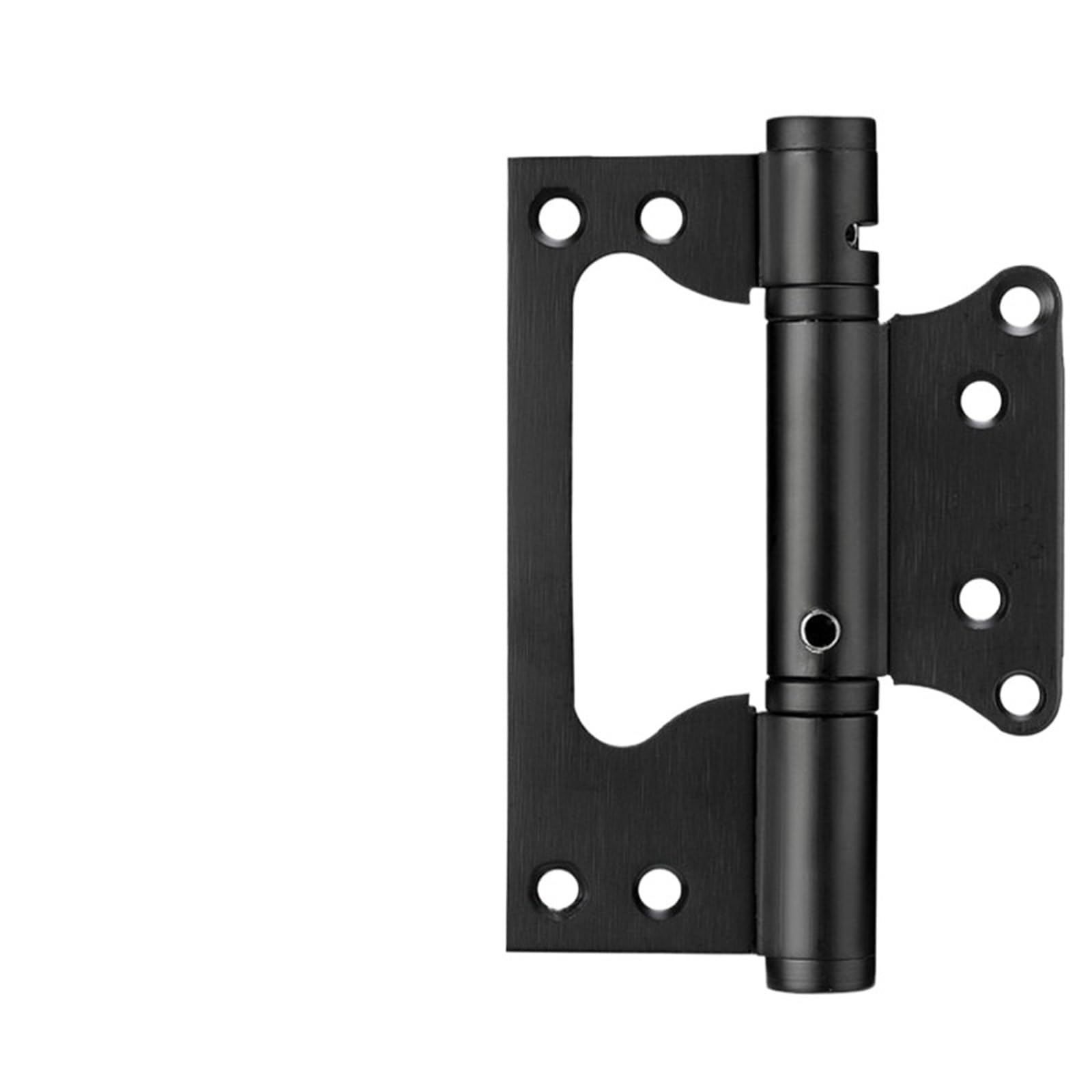 Kdhcvkz Black1 1Pcs Invisible Door Hinges Stainless Steel Spring Door Hinge (Black1)