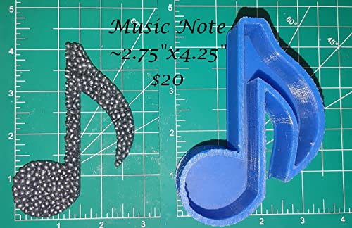 Music Note - Silicone Freshie Mold -