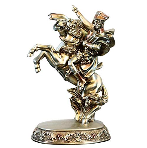 Statues et figurines cheval chevalier H3TF5J résine cuivre rétro