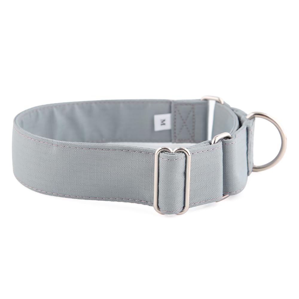 Snootiful Hound Martingale Collar, Grey, Ideal for Greyhounds Whippets, Lurchers and All Sighthound Breeds - Image 2