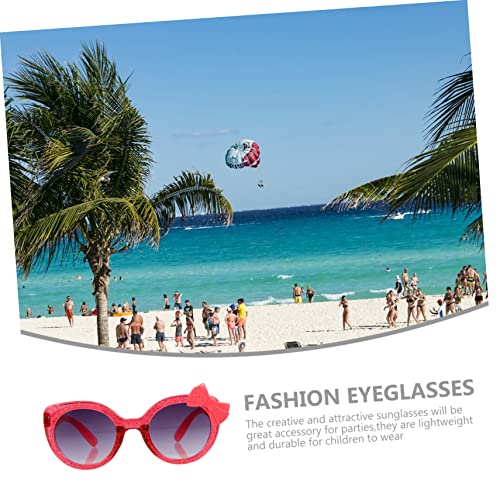 Amosfun 4 Pares De Óculos De Sol Com Arco De Tinta Infantil Para Crianças Óculos De Sol Para Festa Ó