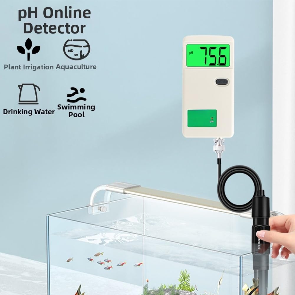 Digital pH-Messgerät 0-14 LCD Aquarium Pool