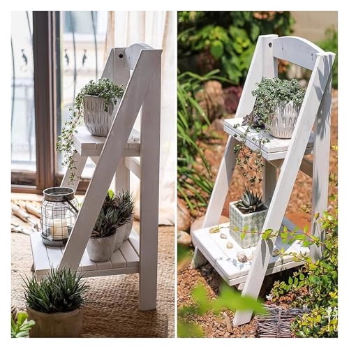 Table de banc de rempotage pliable et support de rangement pour plantes - 6