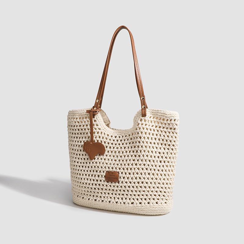 Beach Woven Tote Bag for Women (Large Capacity) - Summer Straw Handbag | Stylish Lightweight Shoulder Bag Travel3