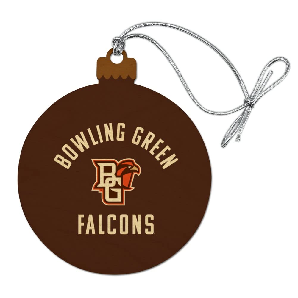 GRAPHICS & MORE Bowling Green Falcon Wood Christmas Tree Holiday Ornament