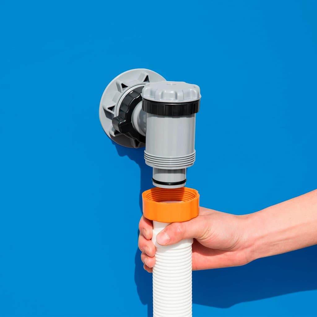 Flowclear Pompa filtro a sabbia 8327 l/h con dispenser di cloro ChemConnect, valvola a 6 posizioni e timer per piscine fuori terra