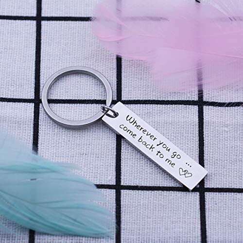 Engraved Message Personalized Keychain Gift for Anniversary Lover Birthday His or Hers Friendship Gifts4