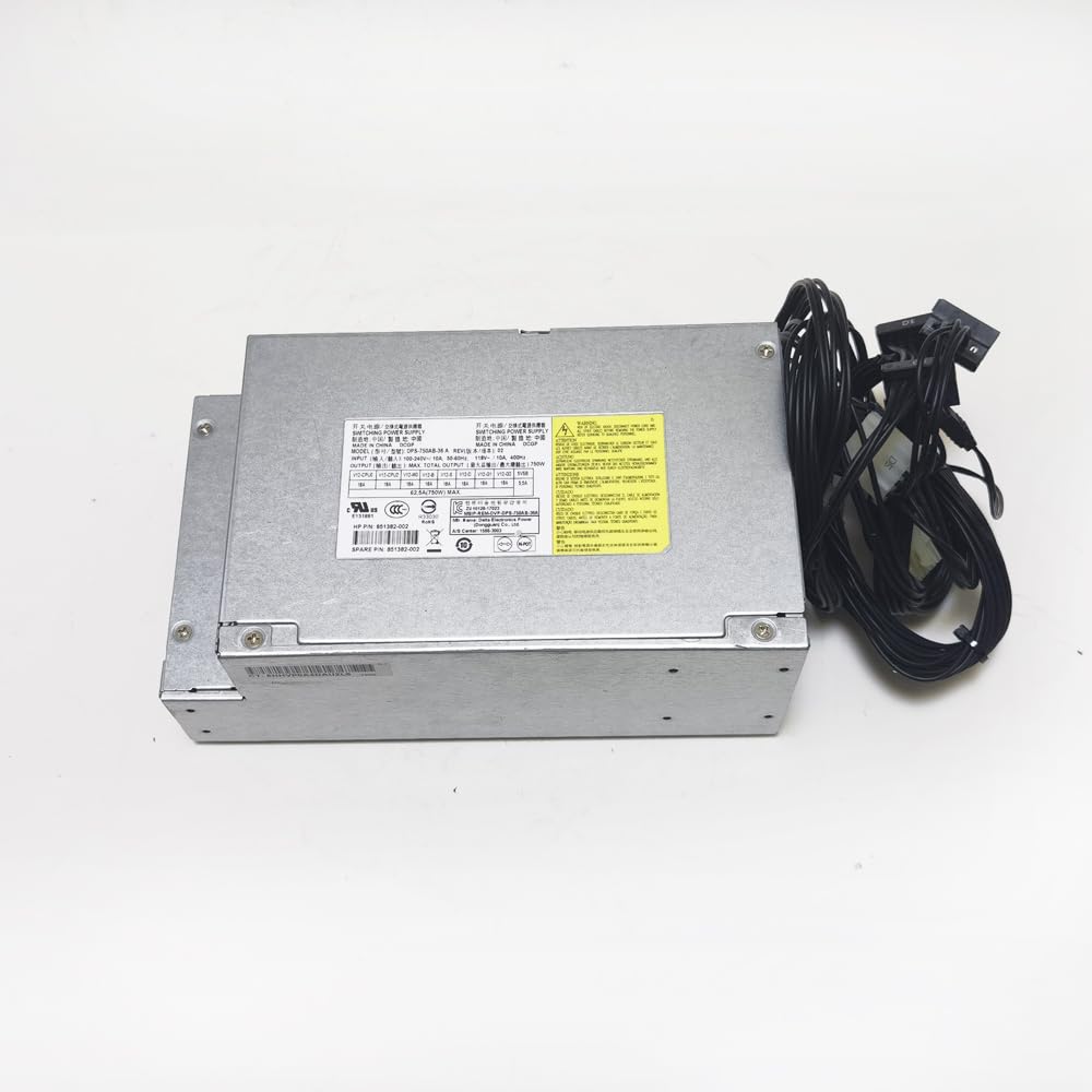 Server Workstation Computer Stromversorgung Transformator Einheit 18-polige+12-polige+6-polige 750W für Modell DPS-750AB-36A 851382-003 851382-001 HP für Z6G4 Z4G4 G7 Arbeitsstation