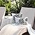 DFXSZ Black Brown Pillow Covers 12x20 Inch Set of 2 White Gray Flower Throw Pillows Farmhouse Outdoor Modern Floral Linen Square Cushion Case Decor for Living Room Sofa Patio Funiture Garden 002B