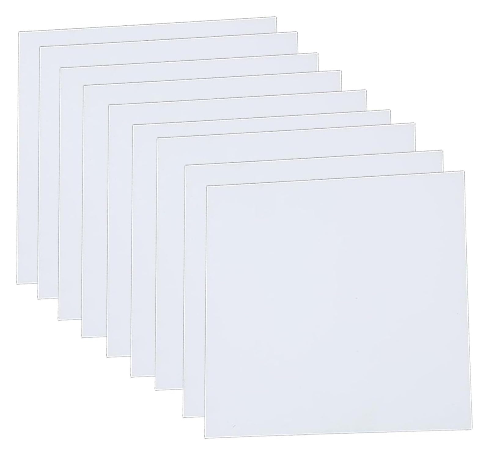 Lot de 10 feuilles isolantes carrées en céramique d'alumine, épaisseur 1 mm, adaptées aux pièces de précision et aux applications industrielles(25x30x1mm)