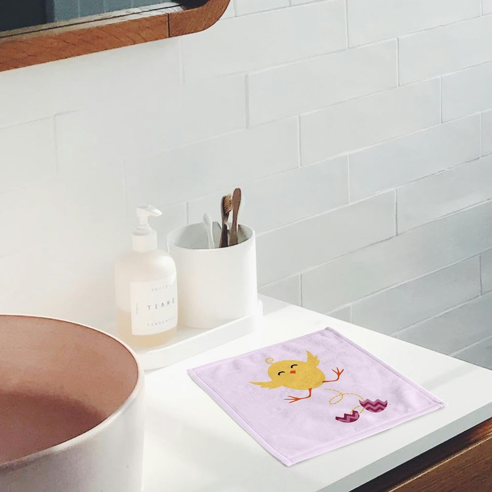 3dRose - Chicken Baby Newborn Pink Kids Room Decoration - Towel - (twl-212049-3)