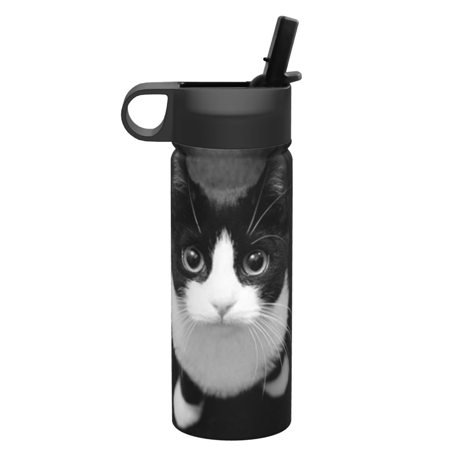 Amazon | タンブラー 保温カップ 八割れ 猫 ハチワレ猫ちゃん 大