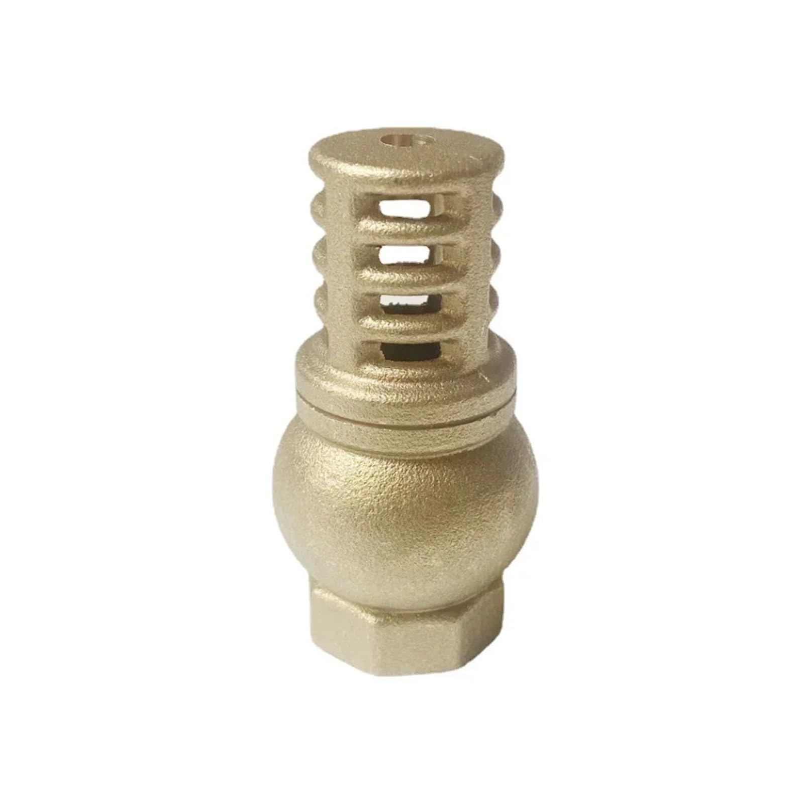 Owytmabq Women's One Color 1/2" 3/4" 1" 1-1/4" 1-1/2" Bsp Thread Brass Check Valve Strainer Filter Foot Bottom Backflow Preventer(1-1/2")