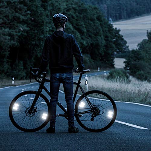 image for Homthia Bike Spoke Reflector Butterfly Shape Bladed Pack of 8 - Reflec