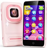 Ashfly Kids Phone ,3.97\" Touchscreen Toy Phone with Front Camera,8GB Kids Camera with Learning Games and Drawing ,Birthday Christmas Toys Gifts for Ages 3 4 5 6 7 8 9 10 Children