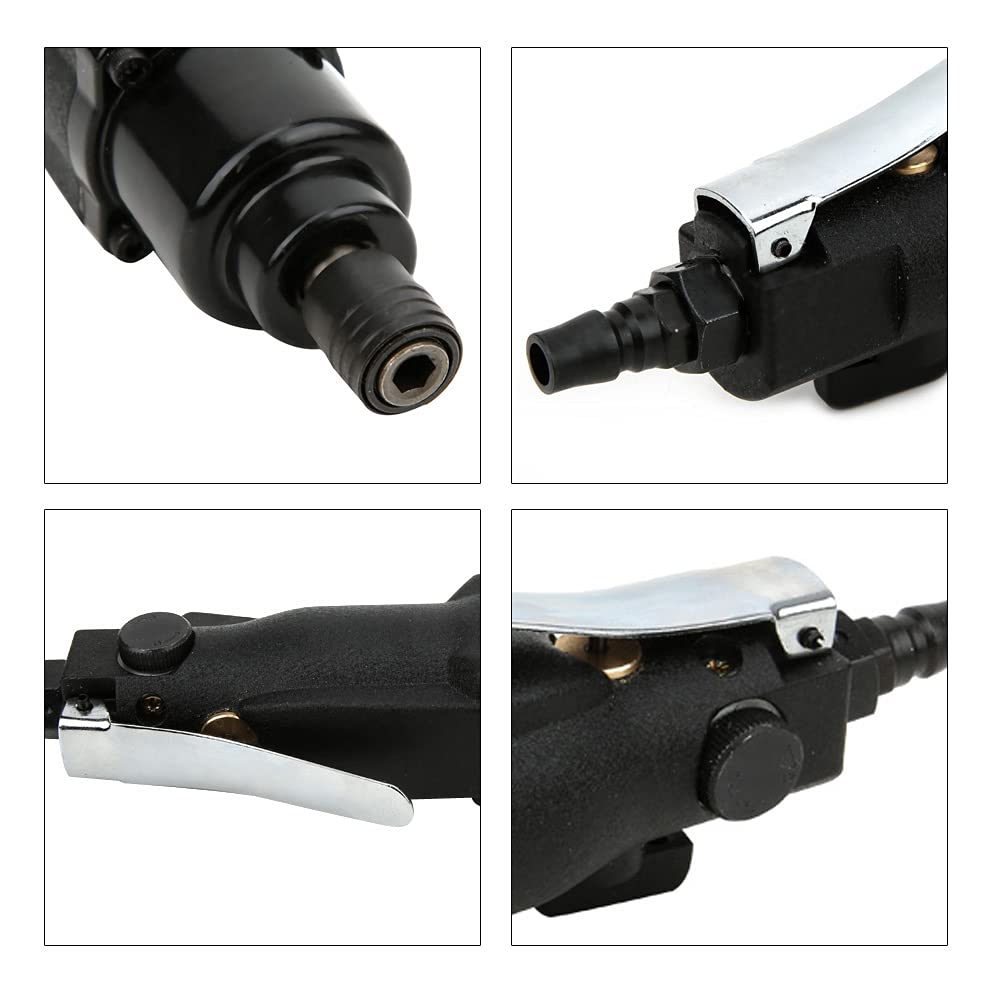 Ejoyous YC 3008 Cacciavite Pneumatico Cacciavite Ad Aria Dritto 40Nm 8000rpm 14in Bit Avanti Indietro Doppio Martello per Assemblaggio di Mobili Lavori Elettromeccanici