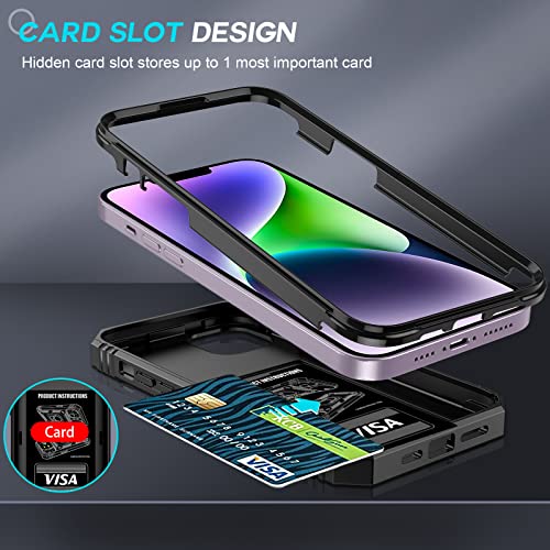 LeYi Cover per iPhone 14 6.1 con Vetro Temperato