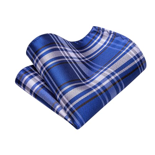 Image of Barry.Wang Boys Ties School Pre-Tied Kids Necktie Handkerchief Clip Set Uniforms Child Ties for 8-14 Years Wedding Party