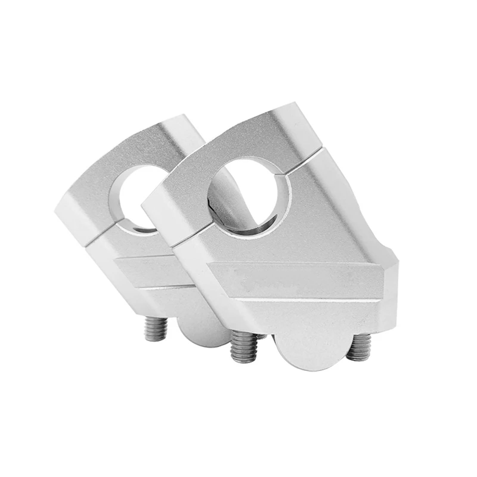 Rehausseur Guidon Moto Aluminium 22mm Silver pour NTV650 NTV 650 Deauville 700 Varadero 125