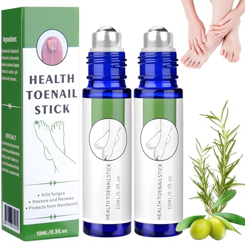 Nailshield Anti Fungal Stick 2PCS Nail Shield Fungal Nail Treatment Roll On Stick Nail Strengthener for Damaged Nails Toe Nail Care Stick for Toenail