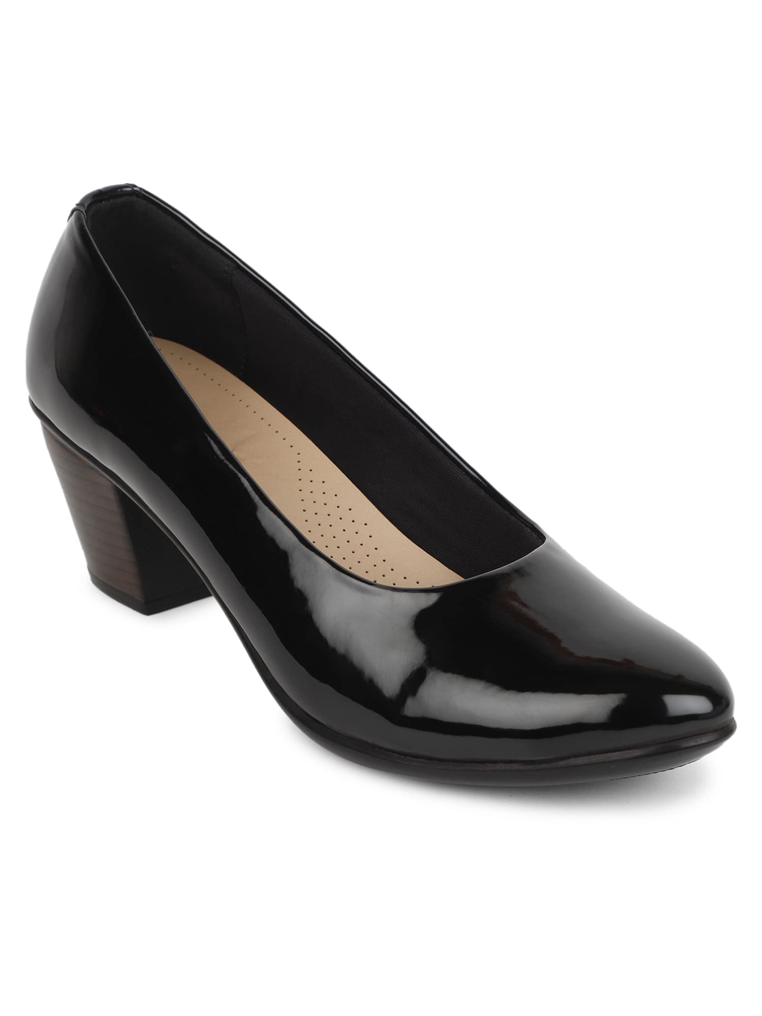 ELLE Womens Black Block Heel Pumps (B0BQF8RQ8K) Amazon Price History, Amazon Price Tracker