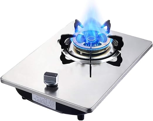 Estufa de Gas Portátil 1 Puesto 43 cm De piso