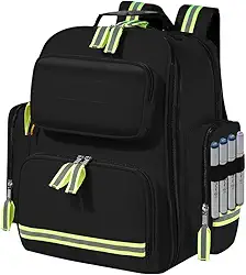 Gatycallaty Mochila de primeiros socorros de emergência médica vazia à prova d'água bolsa de sobrevivência bolsa de trauma para enfermeiras casa carro