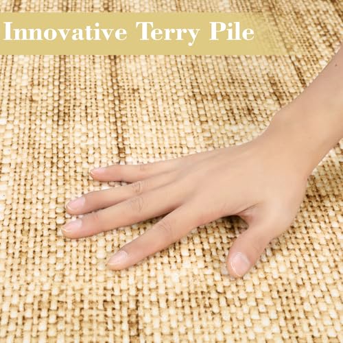 Tapete GarveeHome 9x12 Area Rug Bajo Pelo Antideslizante miniatura 4