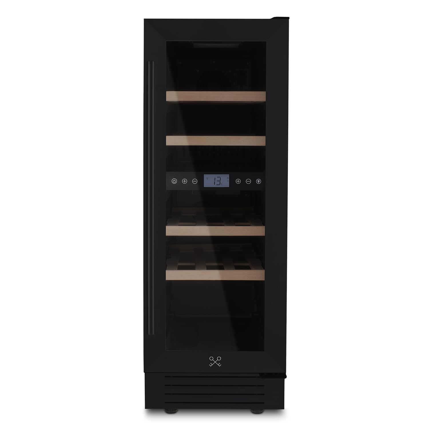 LES PETITS CHAMPS Vinoteca encastrable 17 botellas CAVCEDB17, 53L, Negro