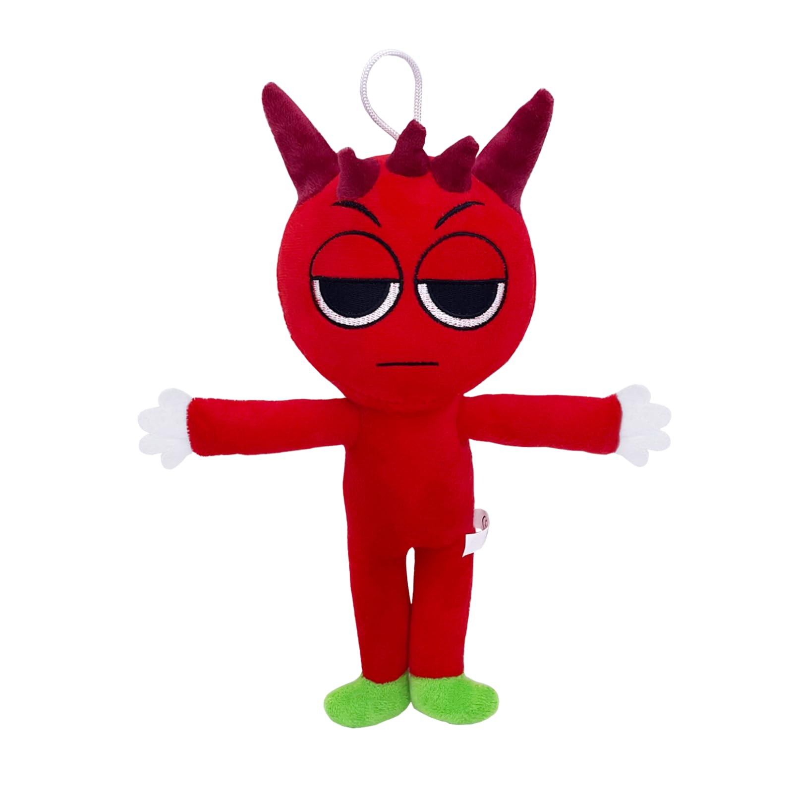 Benolls Sprunki Plushies Merch,Sprunki Plush Toys,Cute Soft Stuffed Animal Pillow Figure Doll Christmas Birthday Gifts for Fand Adult Kids (Red Plush)