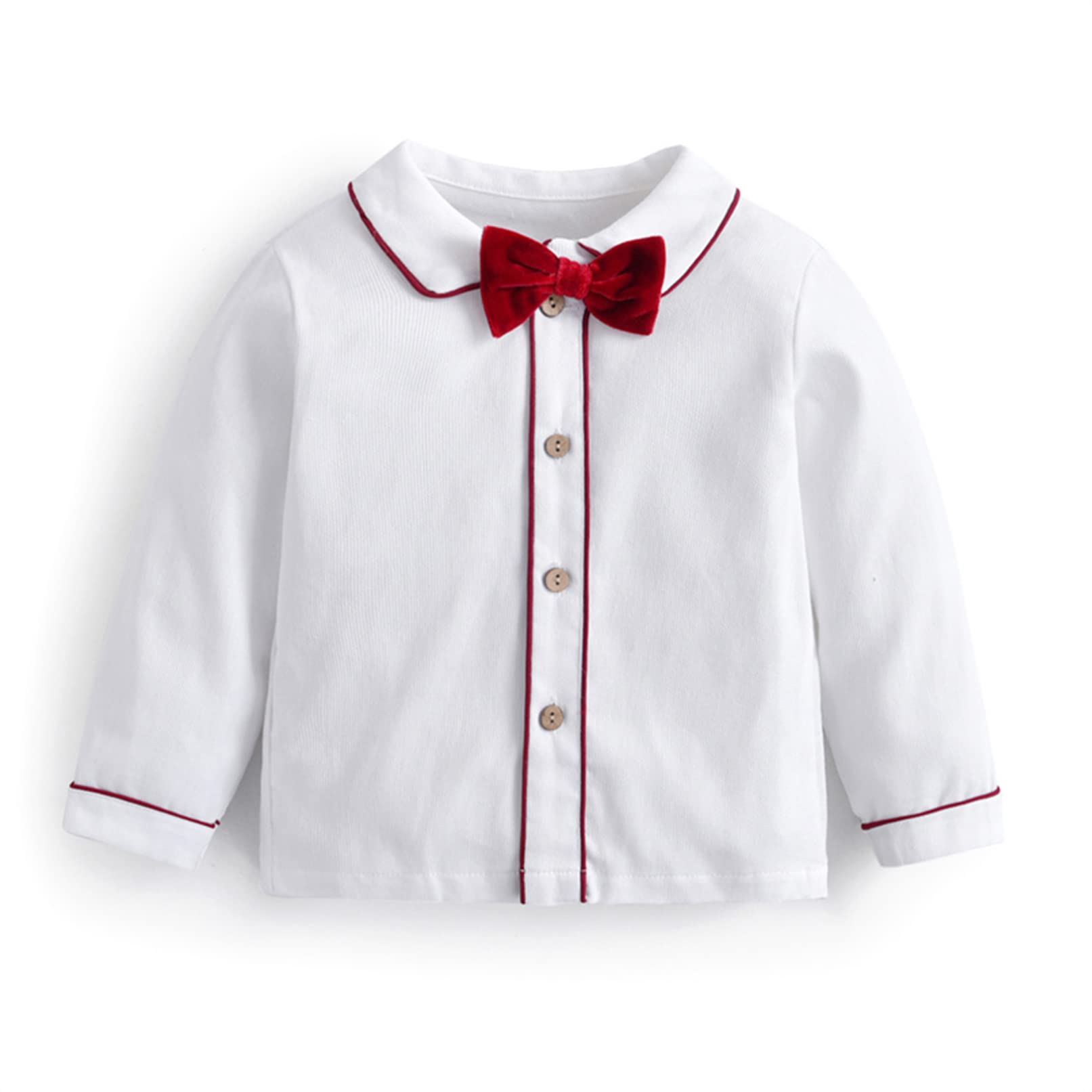 TiaoBug Bambino Neonato Completini e Coordinati Tuta da Gentleman Battesimo Abiti Bimbo Nozze Cerimonia Abbigliamento Set con Camicia + Pantaloncini in Velluto + Berretti