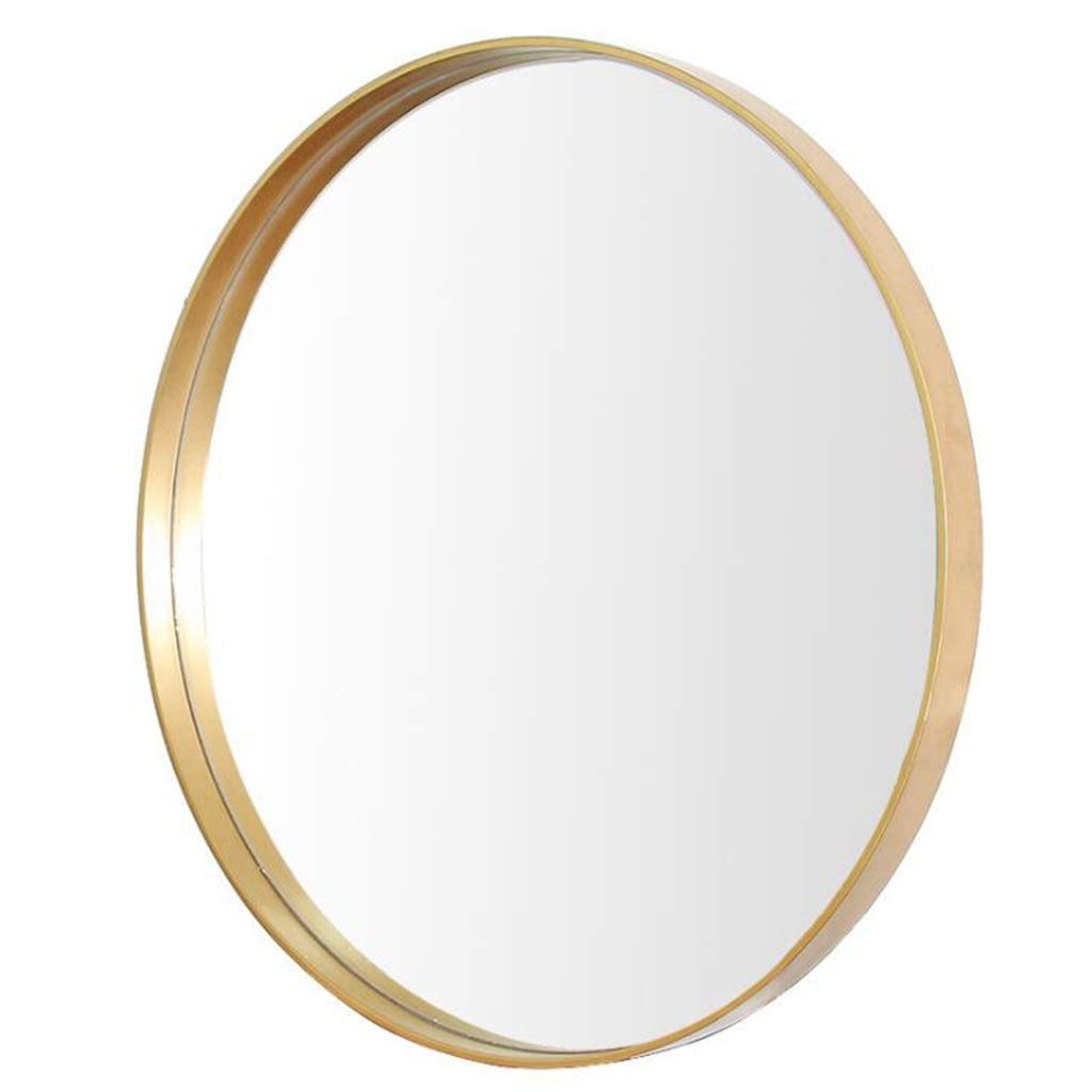 Miroir rond vanity 70 cm en métal pour illuminer les pièces sombres