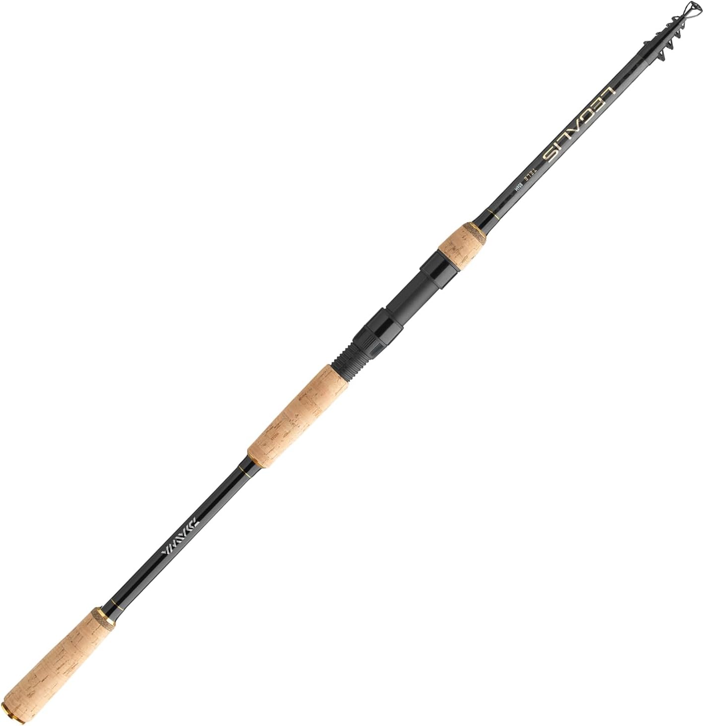 DAIWA Legalis Tele Spin, Length 2.70m / 8.86 Feet, Casting Weight: 0.35–1.76 oz, Telescopic Spinning Fishing Rod