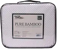 Master Comfort - Protetor de Colchão Pure Bamboo Queen | Impermeável e Sustentável | Fibra Natural Respirável com Toque Macio e Barreira Silenciosa